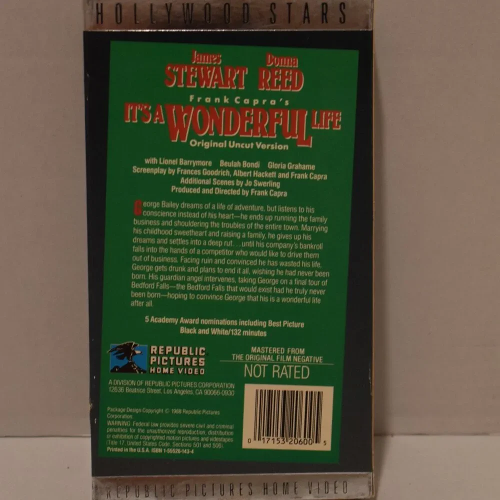It's a Wonderful Life VHS - Picture 3 of 3